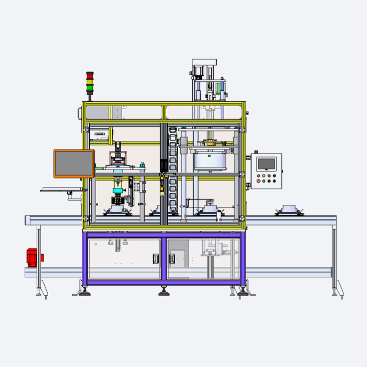 In-line standard magnetization & surface magnetic detection equipment for mo