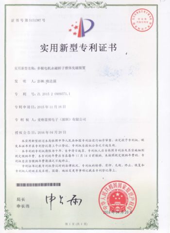 多极电机永磁转子整体充磁装置