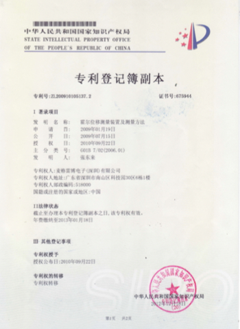 霍爾位移量測裝置及測量方法
